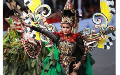 Jember Fashion Carnaval Exhibition Usung Tema Tribal Grandeur